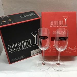 Riedel Tequila Glasses Narrow Bowls Long Slender